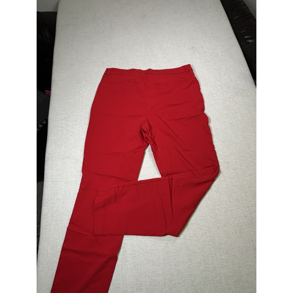 Rachel Zoe Berry Dress Flat Front Straight Leg Pants Women's Size 10